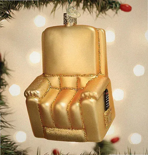 Favorite Recliner Remote Glass Tree Ornament Gift for Dad - Old World Christmas