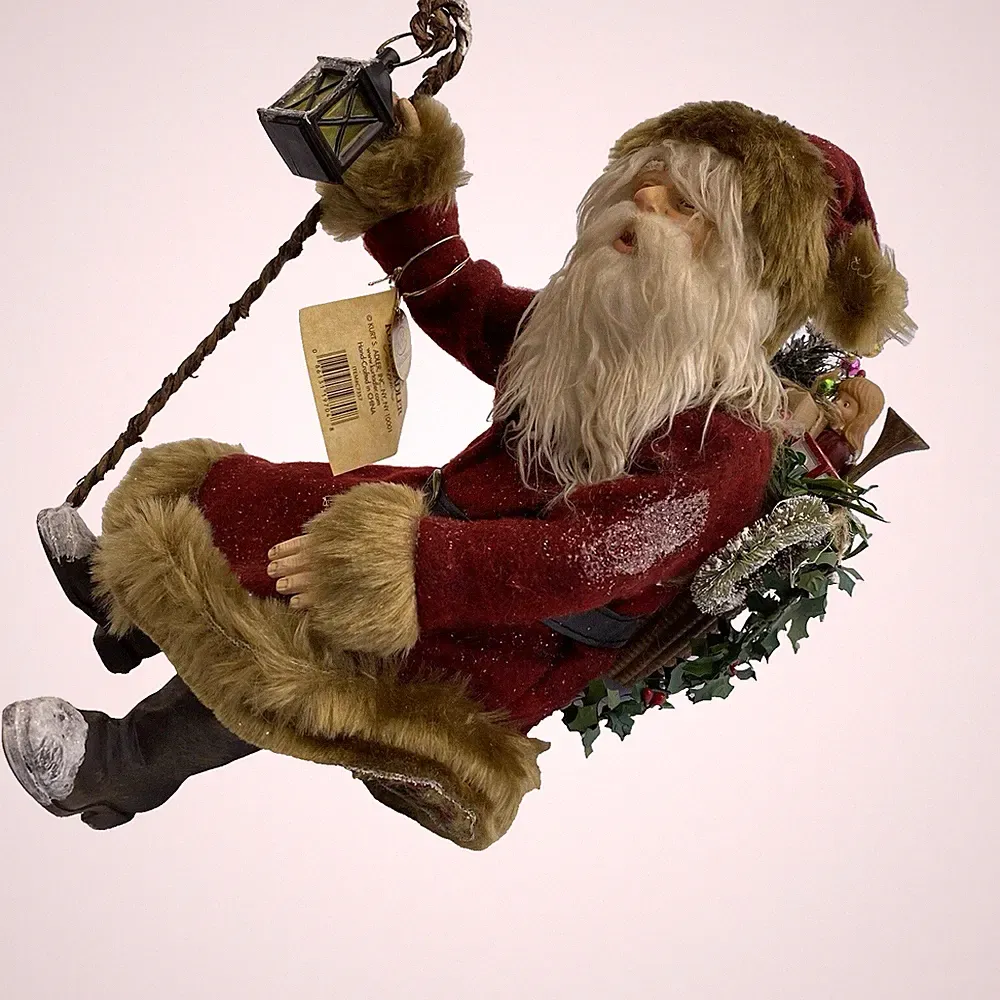 Kurt Adler Fabriche Masterworks Santa Claus Reclining For Sleigh Old World NWT